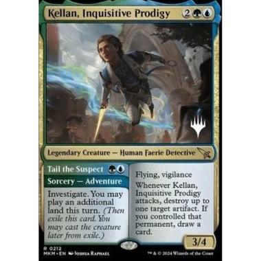 Kellan, Inquisitive Prodigy // Tail the Suspect (V.2) - Kellan, Inquisitive Prodigy // Seguire il Sospettato (V.2) - [PMKM] [NM]