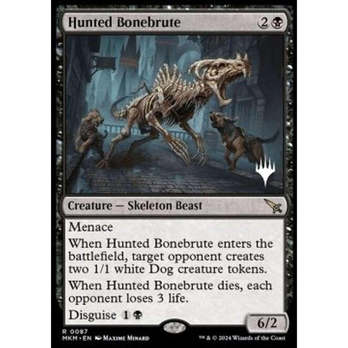 Hunted Bonebrute (V.2) - Mostrosso Braccato (V.2) - [PMKM] [NM] [Foil]