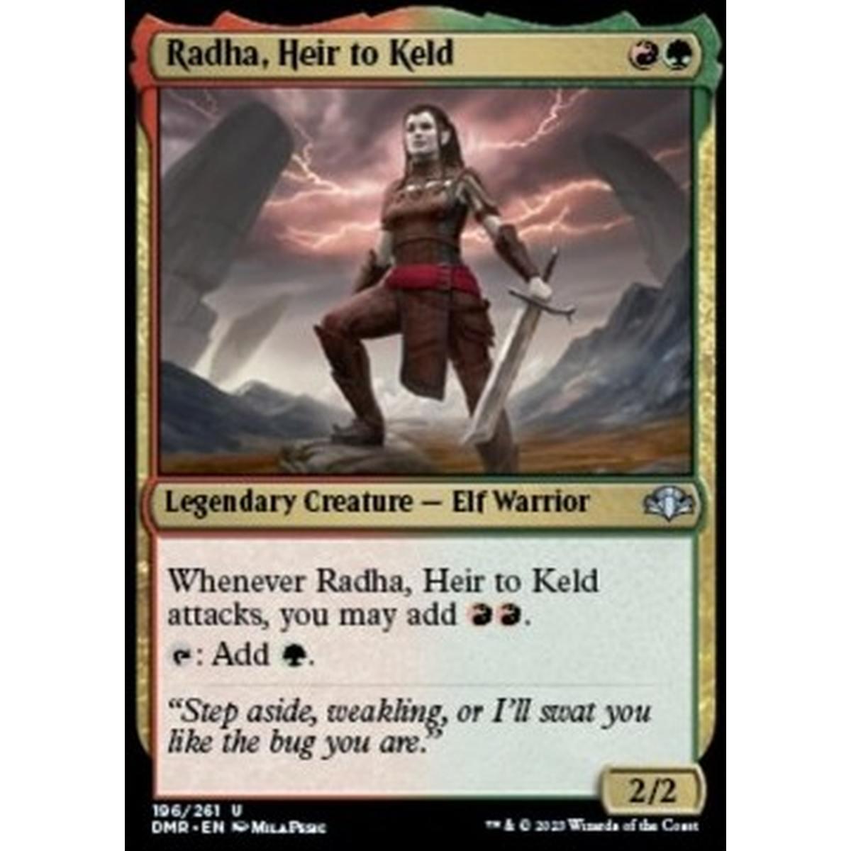 Radha, Heir to Keld - Radha, Heir to Keld - [DMR] [NM] [Foil]