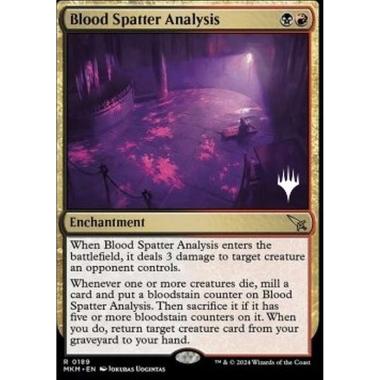 Blood Spatter Analysis (V.2) - Esame delle Macchie di Sangue (V.2) - [PMKM] [NM] [Foil]