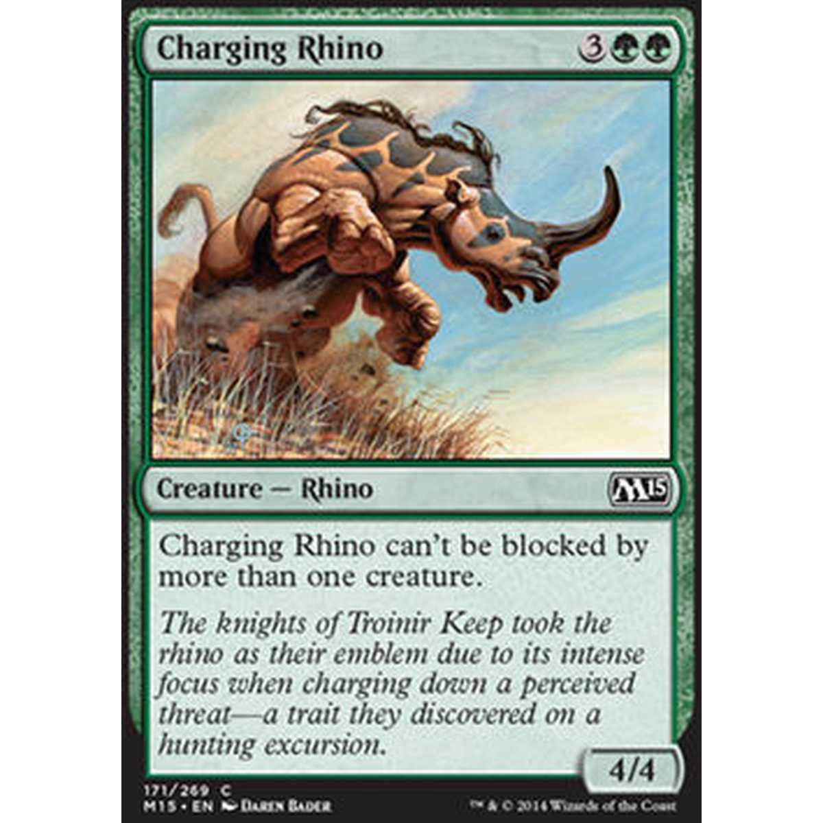 Charging Rhino - Rinoceronte alla Carica - [M15] [NM]