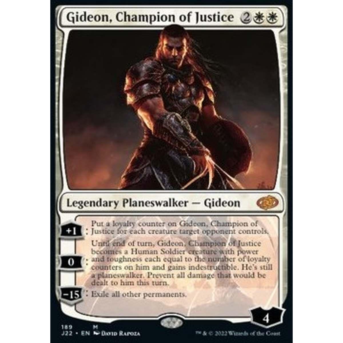 Gideon, Champion of Justice - Gideon, Champion of Justice - [J22] [NM]