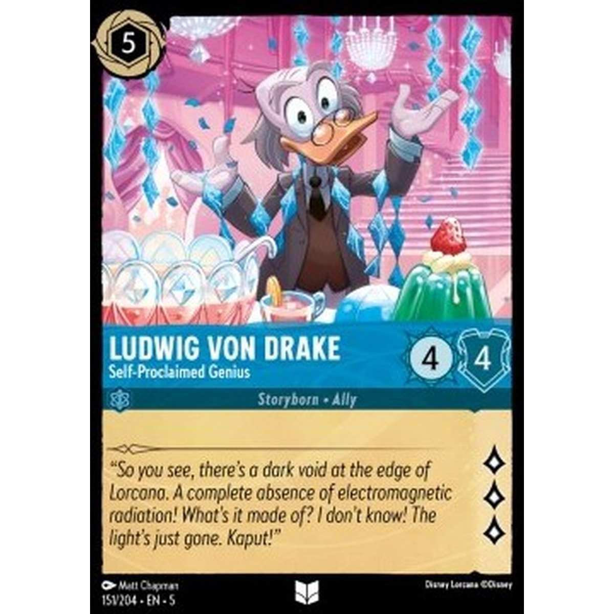 Ludwig von Drake - SelfâProclaimed Genius - Ludwig von Drake - SelfâProclaimed Genius - [5SSK] [NM] [Foil]