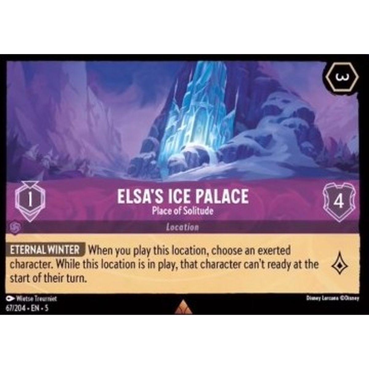 Elsa's Ice Palace - Place of Solitude - Elsa's Ice Palace - Place of Solitude - [5SSK] [NM] [Foil]