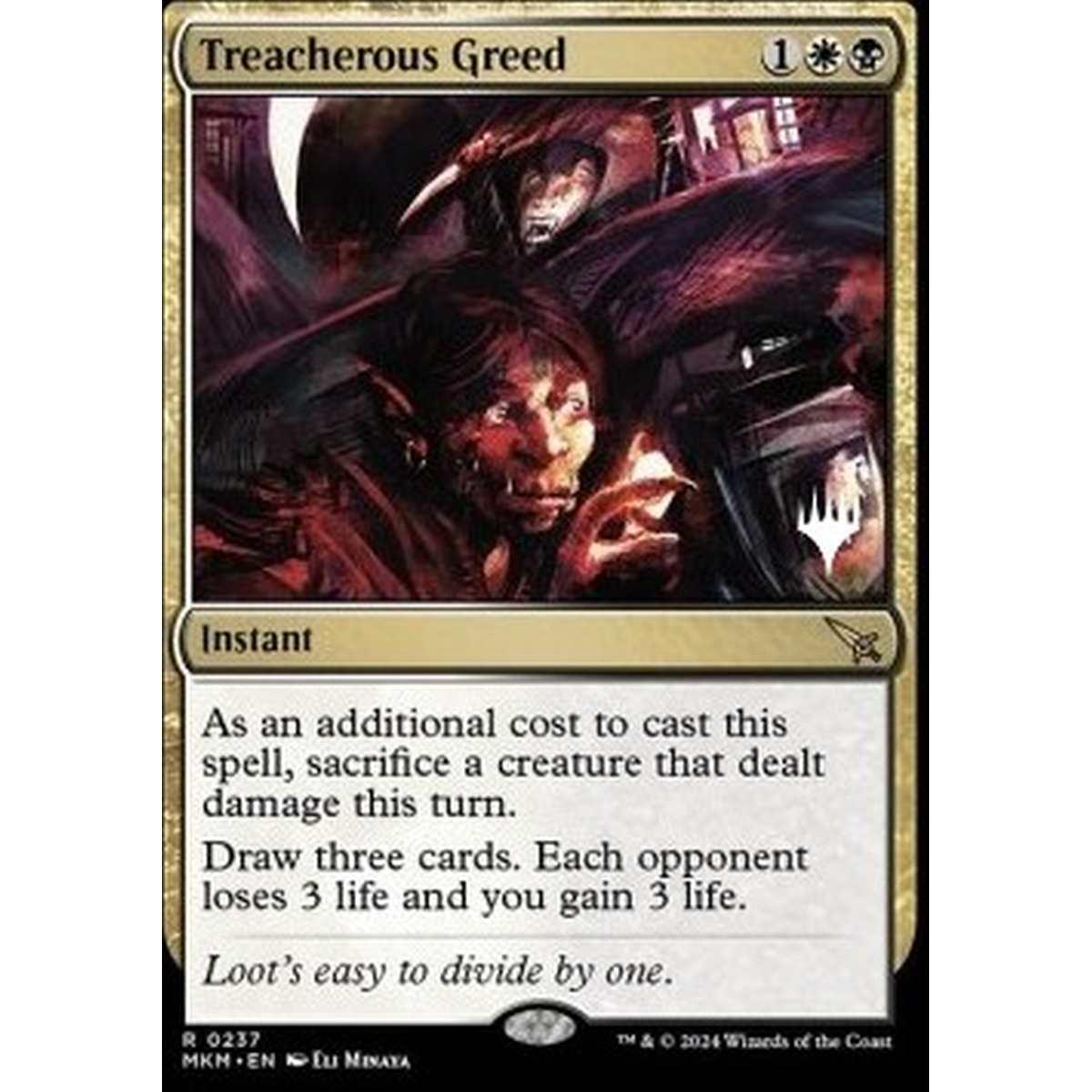Treacherous Greed (V.2) - AviditÃ Pericolosa (V.2) - [PMKM] [NM] [Foil]