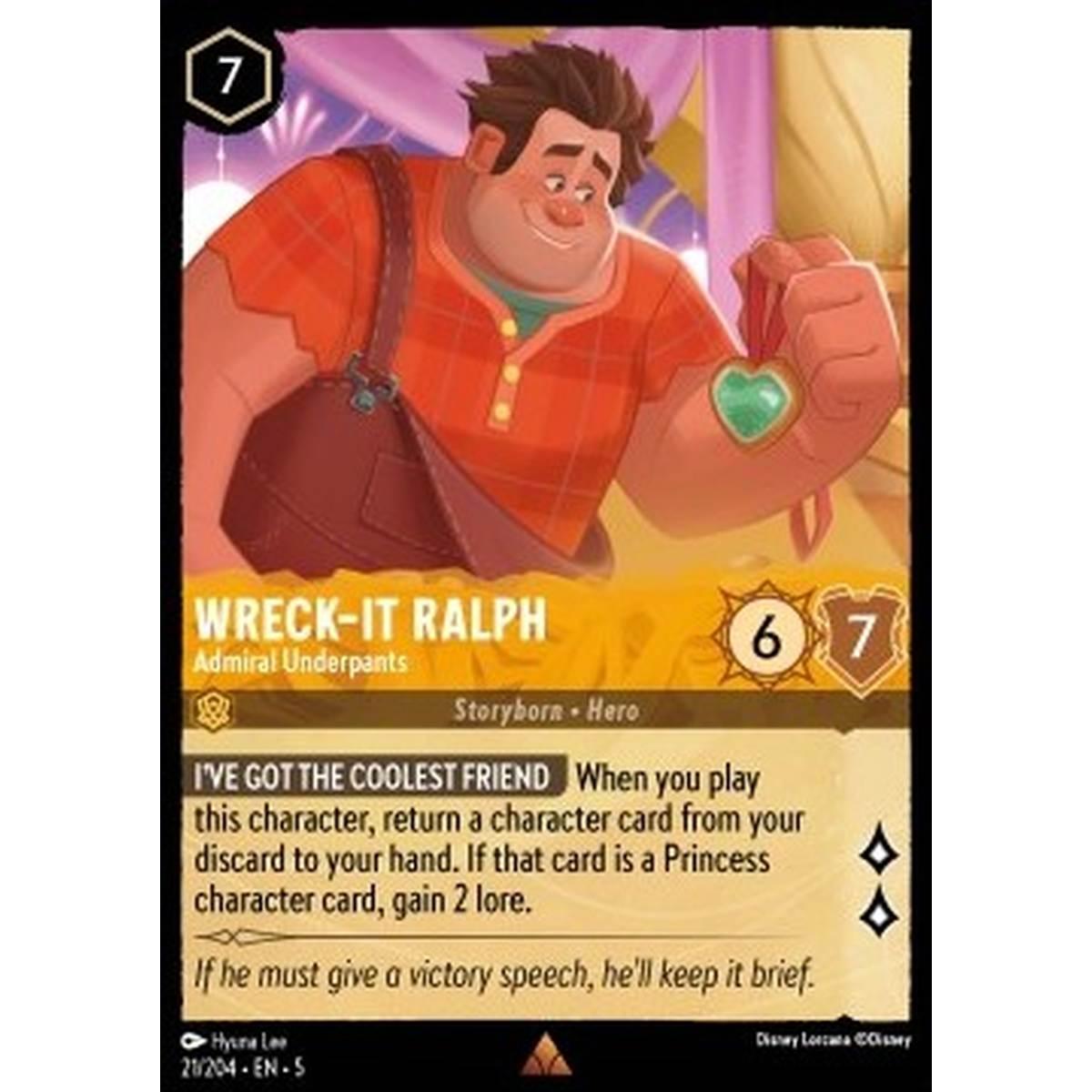 WreckâIt Ralph - Admiral Underpants - WreckâIt Ralph - Admiral Underpants - [5SSK] [NM]