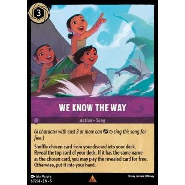 We Know the Way - La Strada di Casa - [5SSK] [NM]