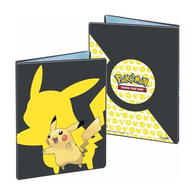 Raccoglitore Album Portfolio Pokemon 9 Tasche Pikachu (Sfondo nero)