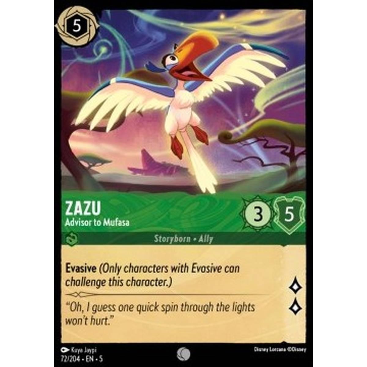 Zazu - Advisor to Mufasa - Zazu - Advisor to Mufasa - [5SSK] [NM] [Foil]