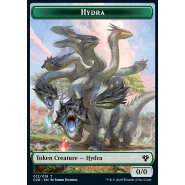 Hydra Token (G 0/0) // Beast Token (G 3/3) - Hydra Token (G 0/0) // Beast Token (G 3/3) - [C20] [NM]