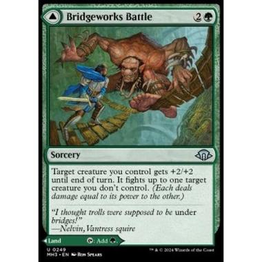 Bridgeworks Battle // Tanglespan Bridgeworks - Bridgeworks Battle // Tanglespan Bridgeworks - [MH3] [NM] [Foil]