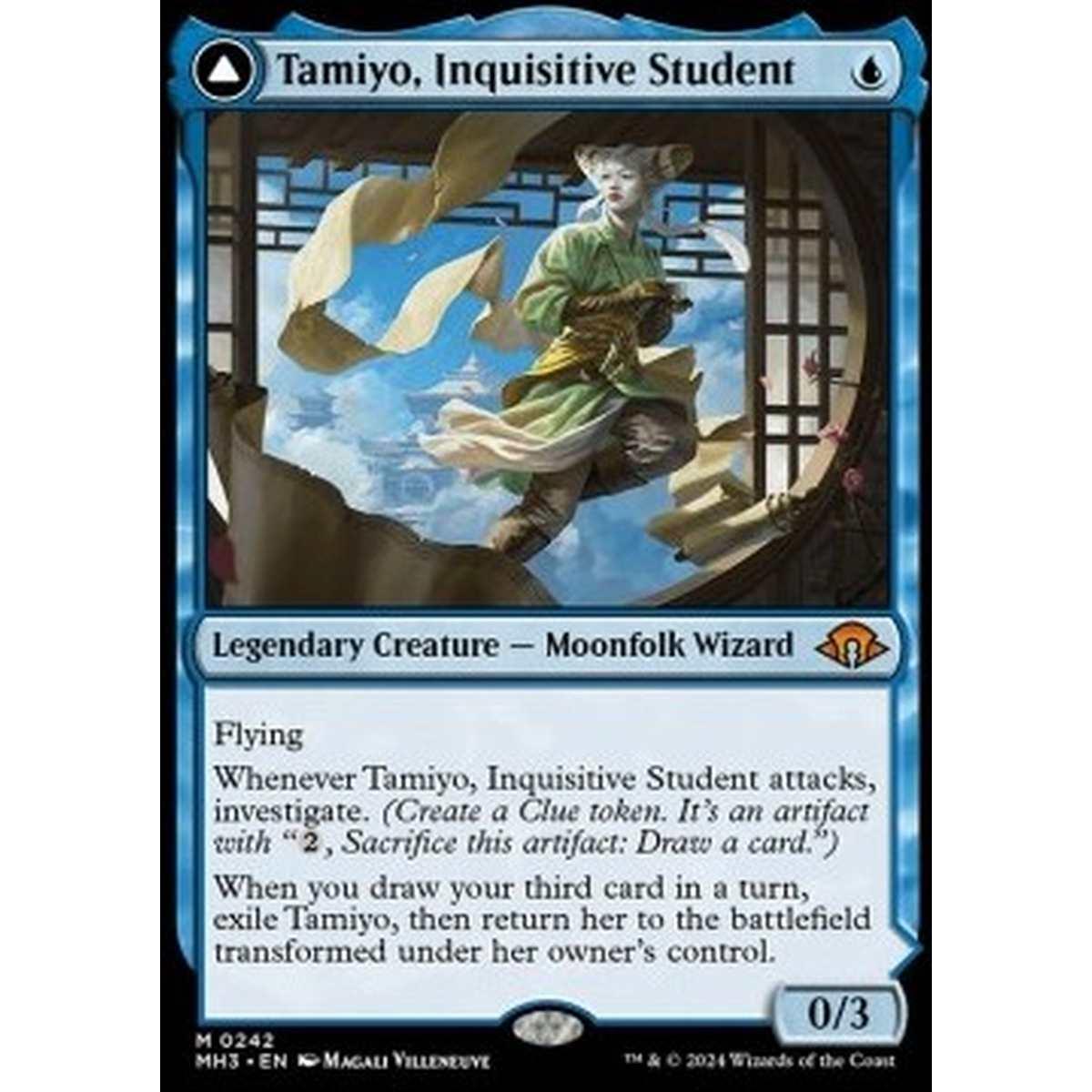 Tamiyo, Inquisitive Student // Tamiyo, Seasoned Scholar - Tamiyo, Inquisitive Student // Tamiyo, Seasoned Scholar - [MH3] [NM]