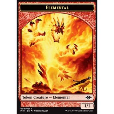 Elemental Token (R 1/1) // Squirrel Token (G 1/1) - Elemental Token (R 1/1) // Squirrel Token (G 1/1) - [MH1] [NM]