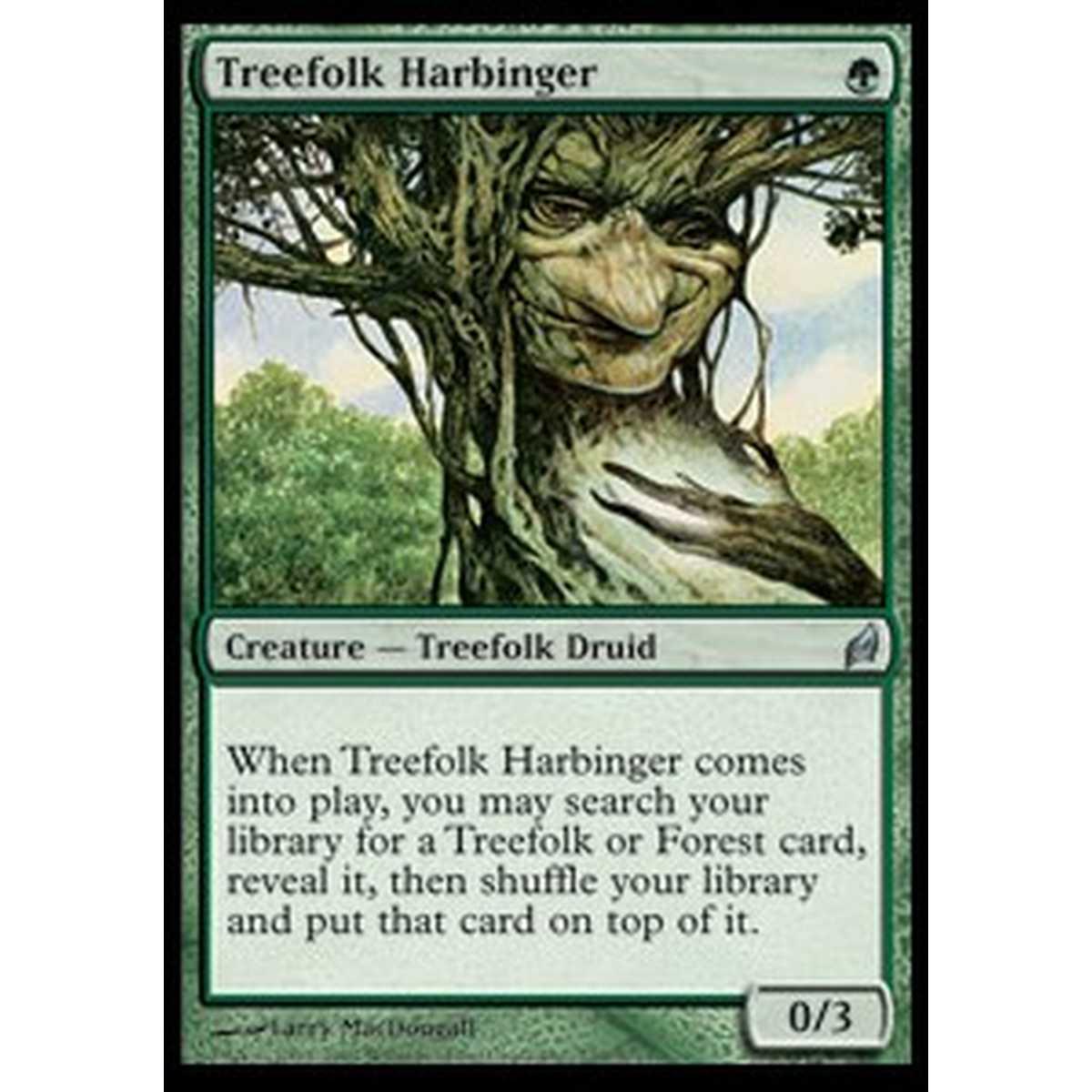 Treefolk Harbinger - Treefolk Harbinger - [LRW] [EX]