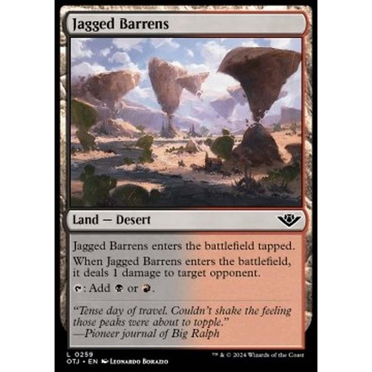Jagged Barrens - Jagged Barrens - [OTJ] [NM]