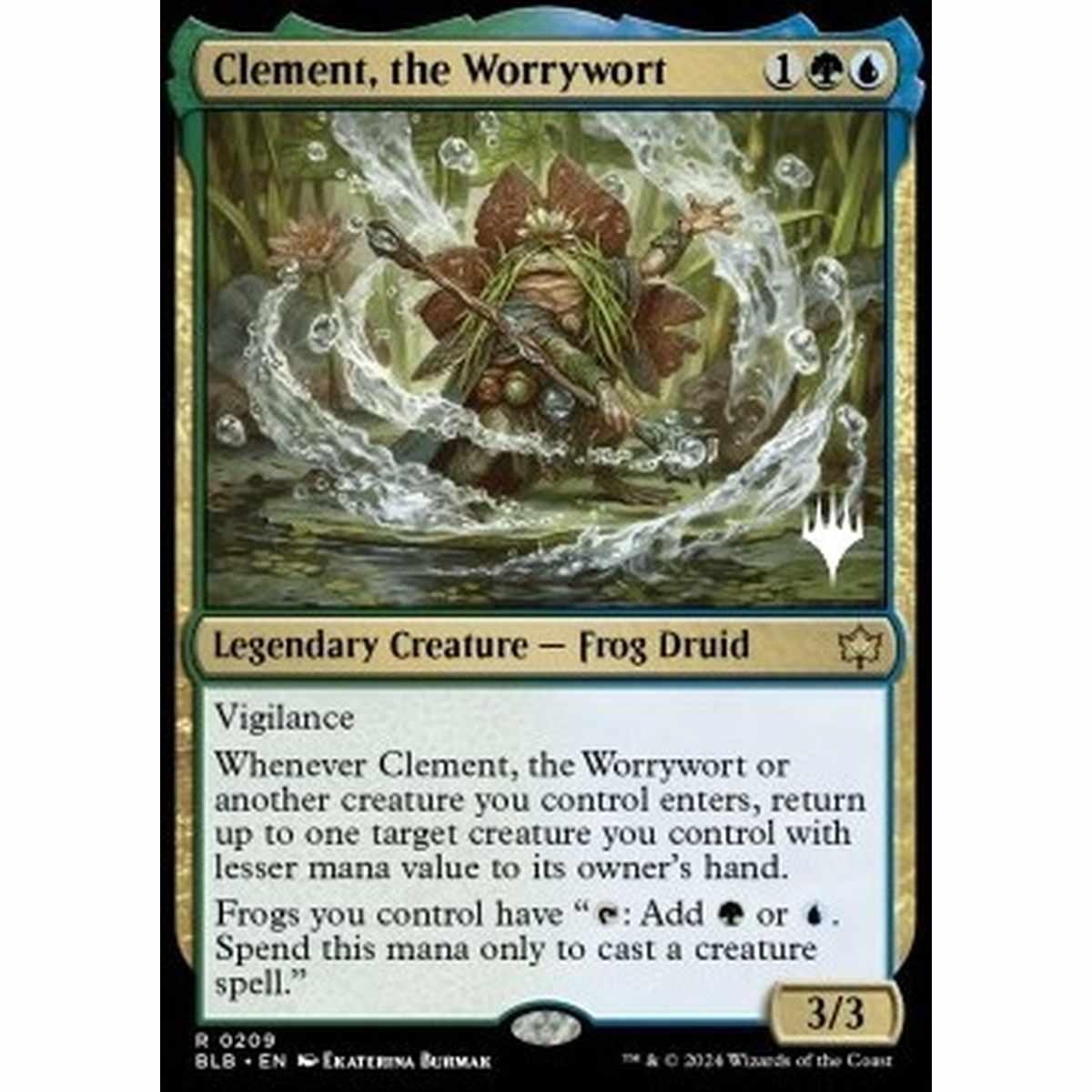 Clement, the Worrywort (V.2) - Clement, the Worrywort (V.2) - [PBLB] [NM] [Foil]