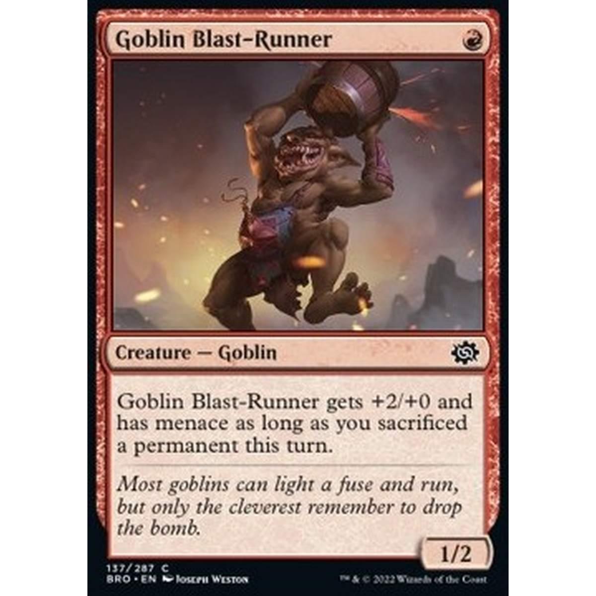 Goblin Blast-Runner - Maratonante Goblin - [BRO] [NM]