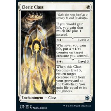 Cleric Class - Cleric Class - [AFR] [NM]