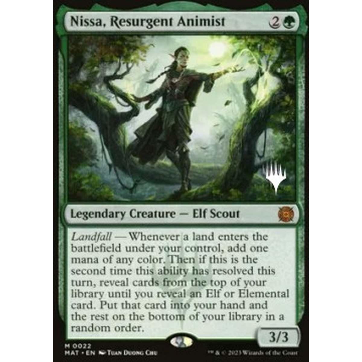 Nissa, Resurgent Animist - Nissa, Animista Rinascente - [PMKM] [NM]