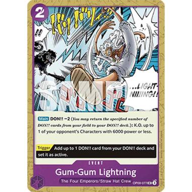 Gum-Gum Lightning (OP09-077) - Gum-Gum Lightning (OP09-077) - [OP09] [NM]