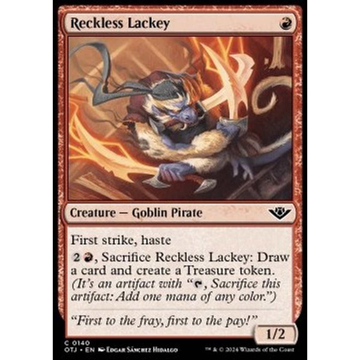 Reckless Lackey - Reckless Lackey - [OTJ] [NM]