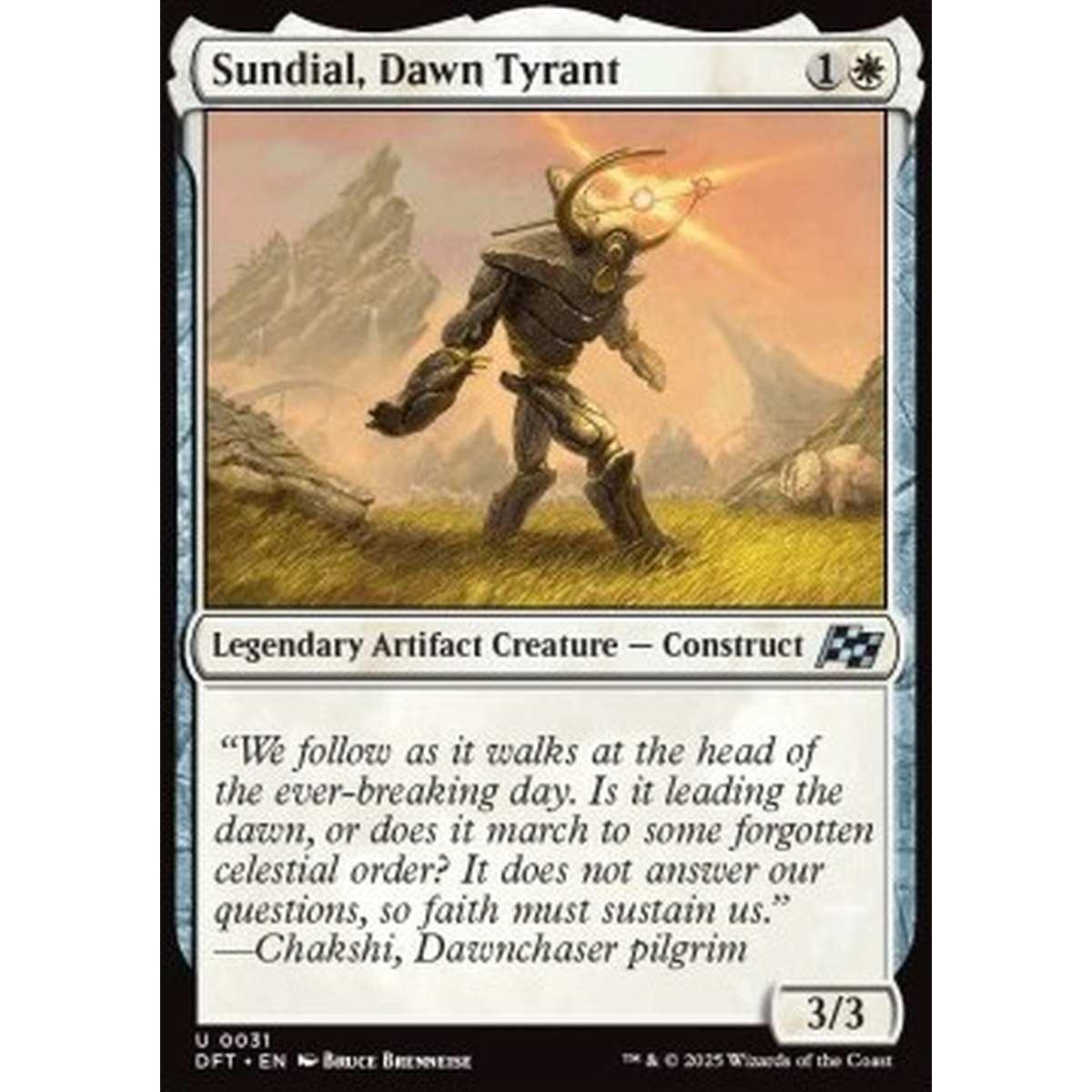 Sundial, Dawn Tyrant - Sundial, Dawn Tyrant - [DFT] [NM]