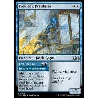 Picklock Prankster // Free the Fae - Picklock Prankster // Free the Fae - [WOE] [NM]