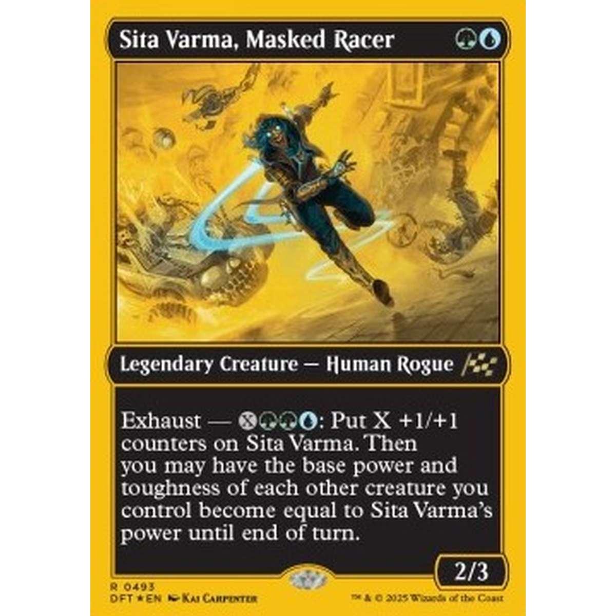 Sita Varma, Masked Racer - Sita Varma, Masked Racer - [DFTFP] [NM] [Foil]