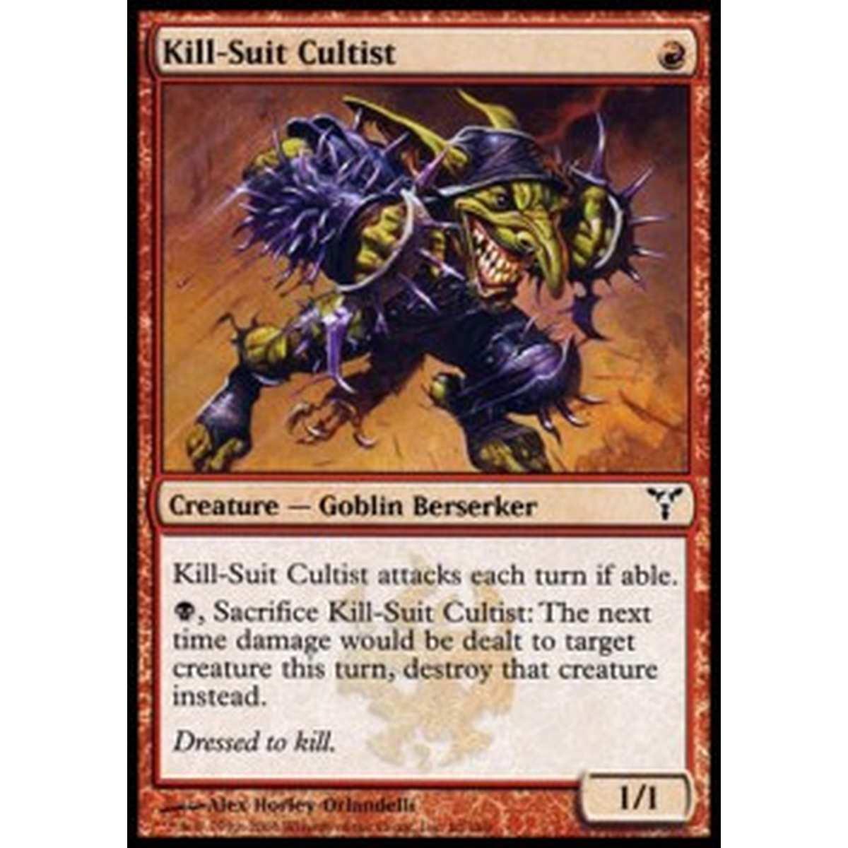 Kill-Suit Cultist - Cultista Vesteletale - [DIS] [NM]