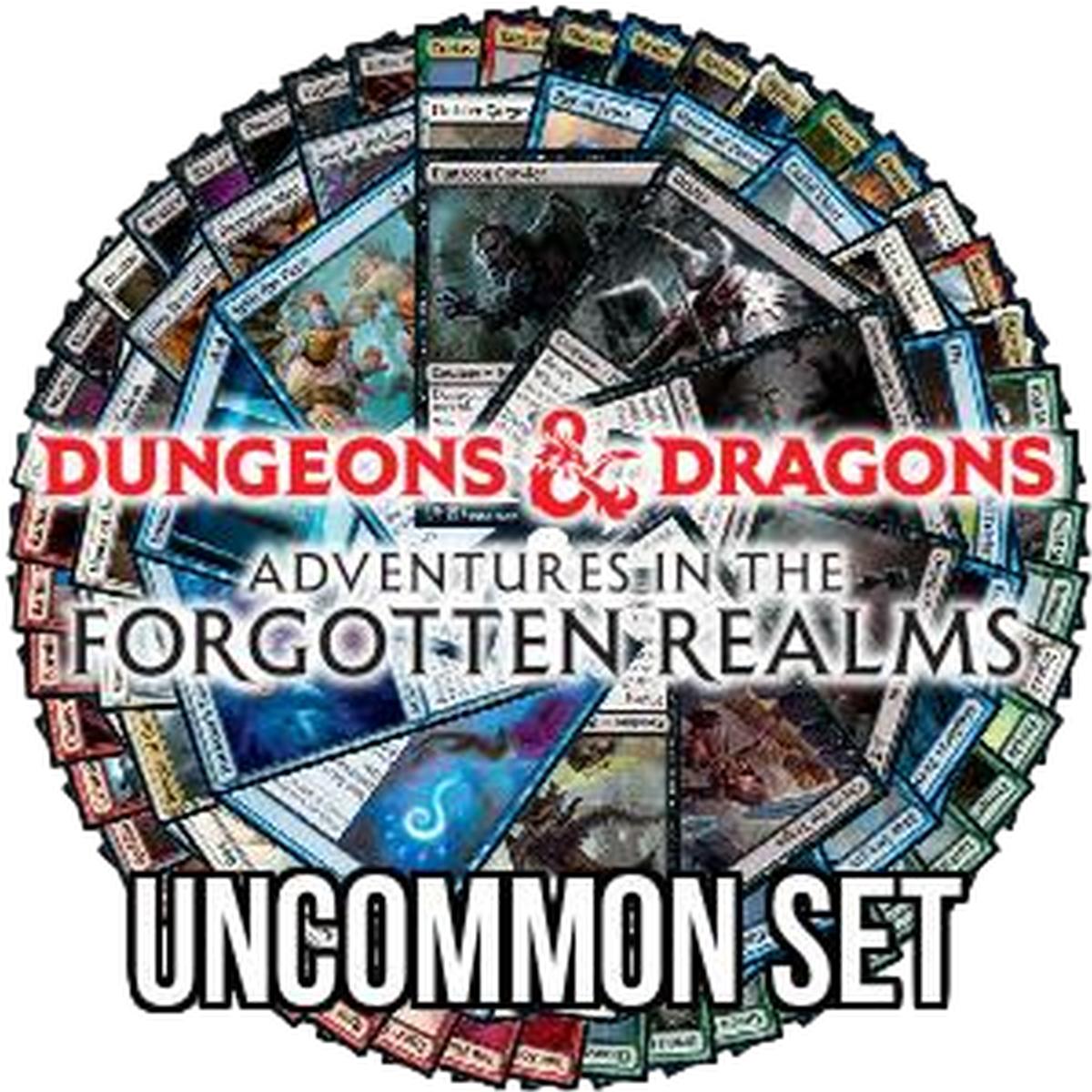 Adventures in the Forgotten Realms: Uncommon Set Non Comuni Avventure ENG