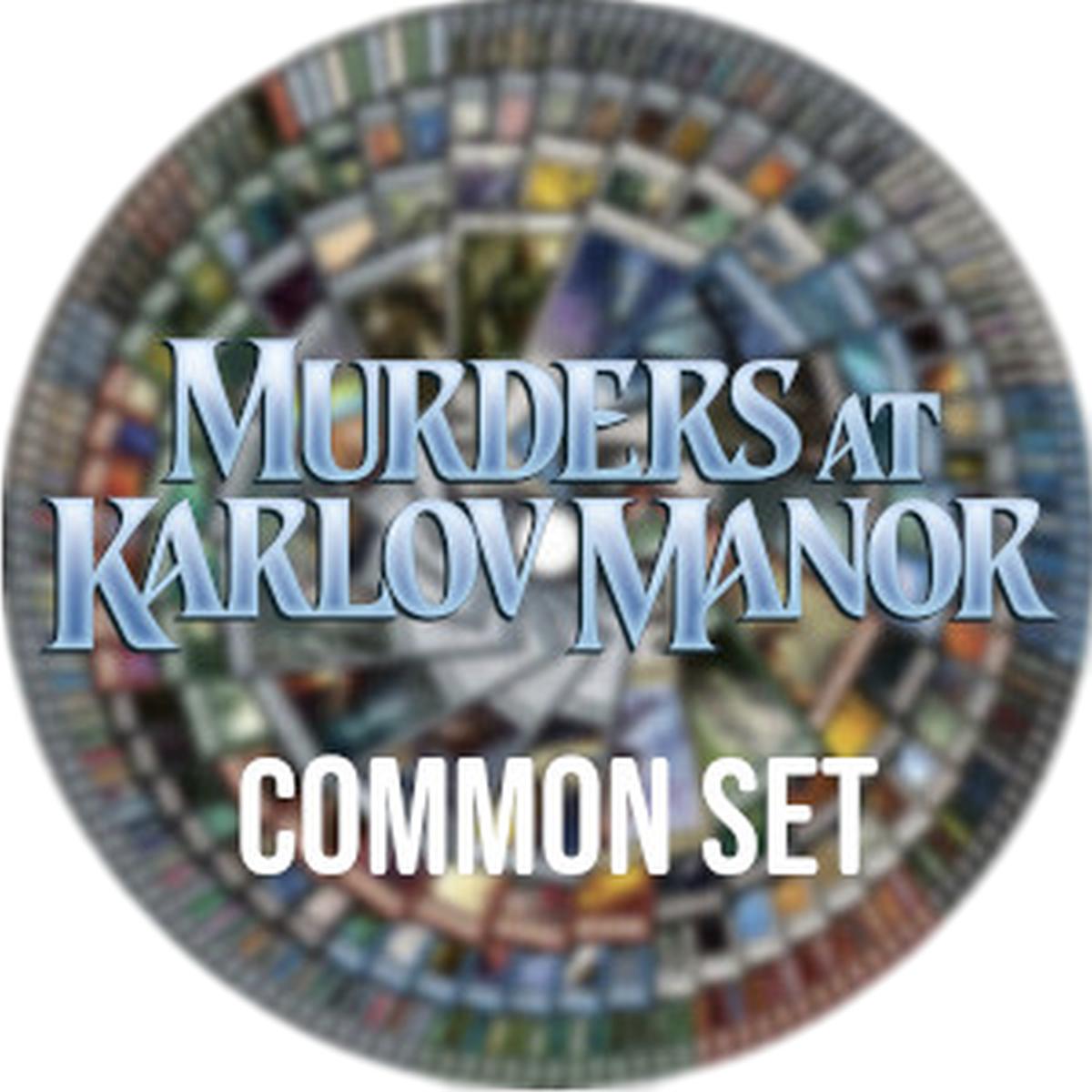 Murders at Karlov Manor: Common Set - Comuni Delitti al Maniero ENG