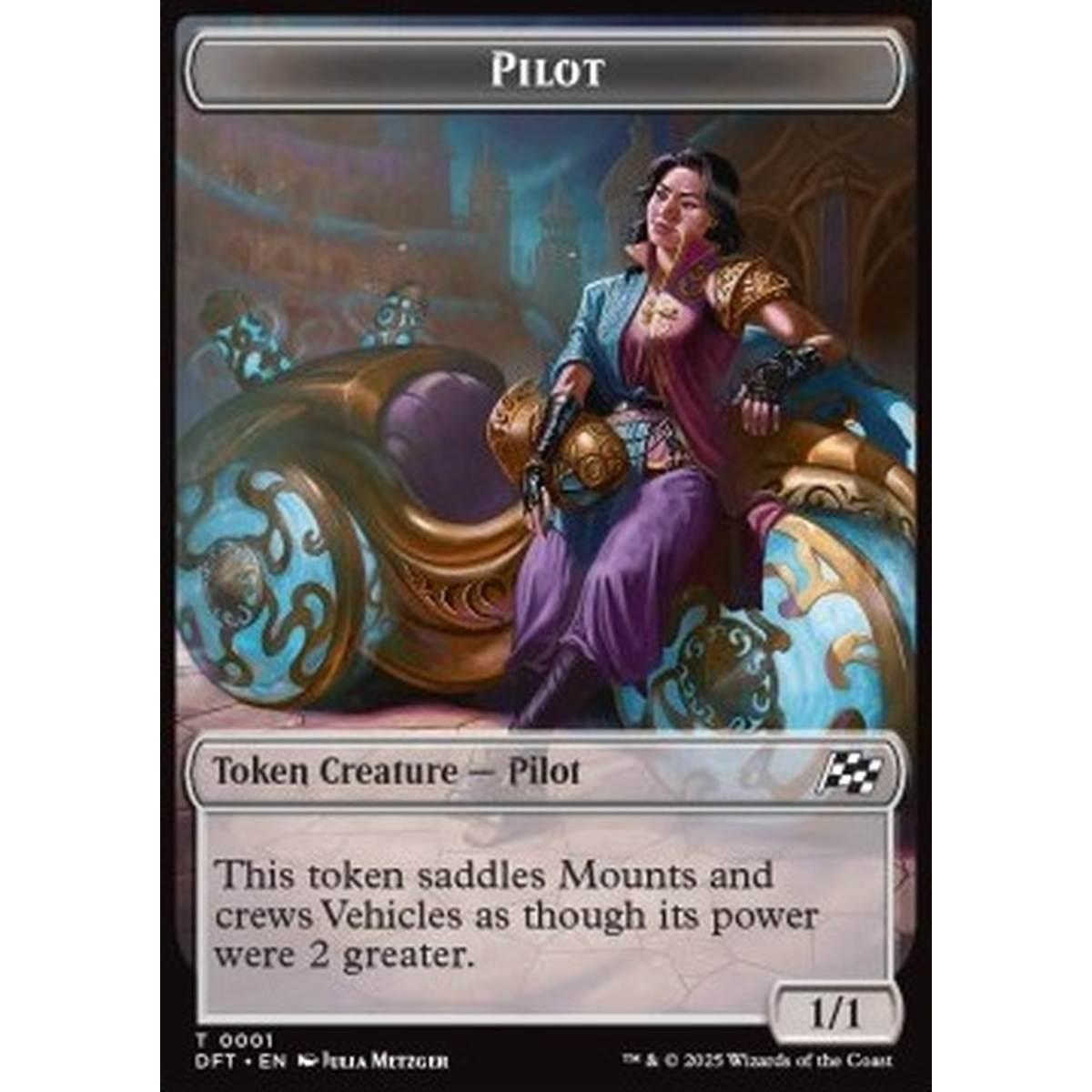Pilot Token (C 1/1) // Zombie Token (B 2/2) - Pilot Token (C 1/1) // Zombie Token (B 2/2) - [DFTT] [NM]