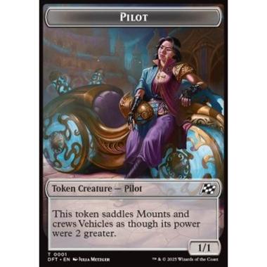 Pilot Token (C 1/1) // Zombie Token (B 2/2) - Pilot Token (C 1/1) // Zombie Token (B 2/2) - [DFTT] [NM]