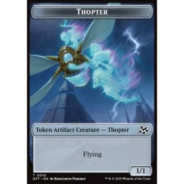 Thopter Token (A 1/1) // Cat Token (W 1/1 Lifelink) - Thopter Token (A 1/1) // Cat Token (W 1/1 Lifelink) - [DFTT] [NM]