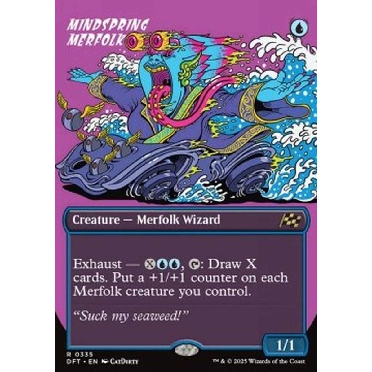 Mindspring Merfolk - Mindspring Merfolk - [DFTX] [NM] [Foil]