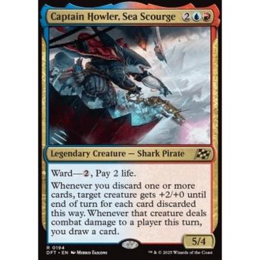 Captain Howler, Sea Scourge - Captain Howler, Sea Scourge - [DFT] [NM] [Foil]