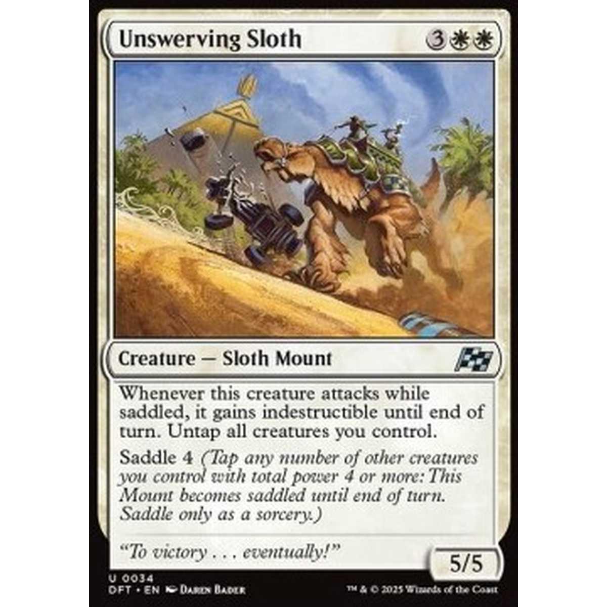 Unswerving Sloth - Unswerving Sloth - [DFT] [NM] [Foil]