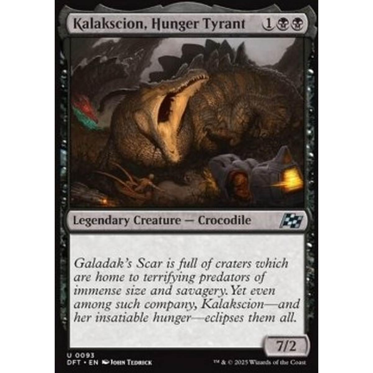 Kalakscion, Hunger Tyrant - Kalakscion, Hunger Tyrant - [DFT] [NM] [Foil]