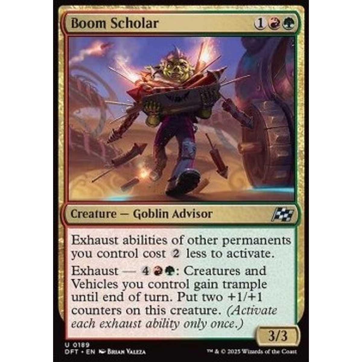 Boom Scholar - Boom Scholar - [DFT] [NM] [Foil]