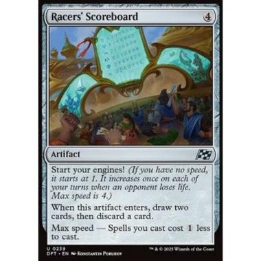 Racers' Scoreboard - Racers' Scoreboard - [DFT] [NM] [Foil]
