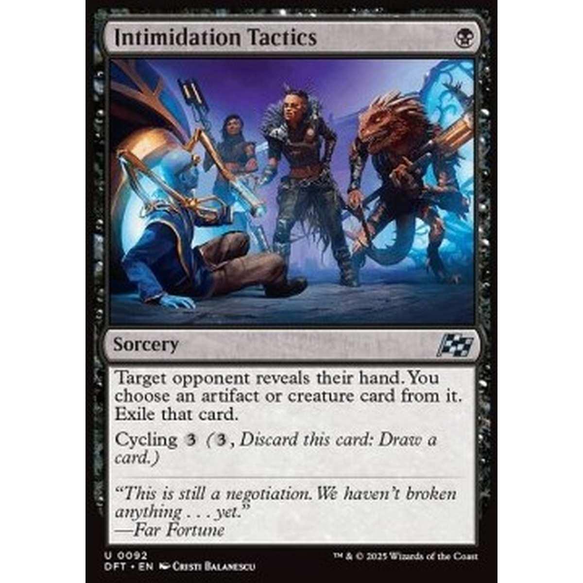 Intimidation Tactics - Intimidation Tactics - [DFT] [NM] [Foil]