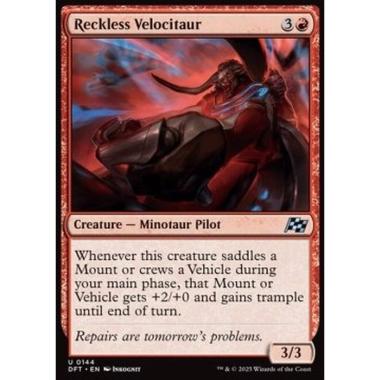 Reckless Velocitaur - Reckless Velocitaur - [DFT] [NM] [Foil]
