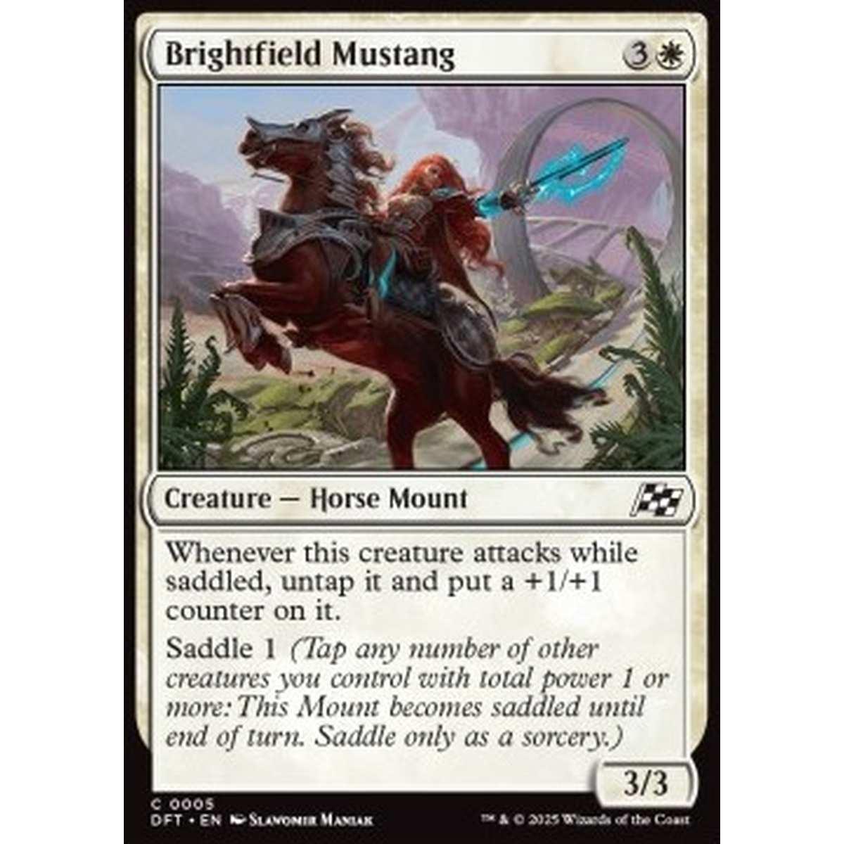 Brightfield Mustang - Brightfield Mustang - [DFT] [NM] [Foil]