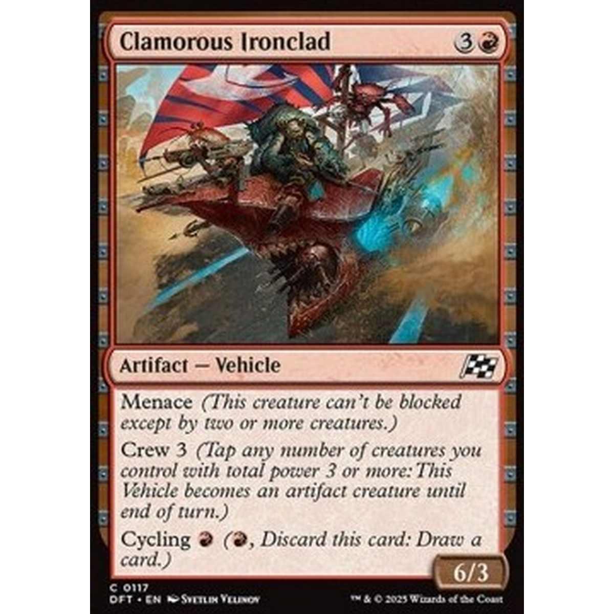 Clamorous Ironclad - Clamorous Ironclad - [DFT] [NM] [Foil]