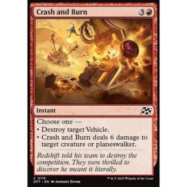 Crash and Burn - Crash and Burn - [DFT] [NM] [Foil]