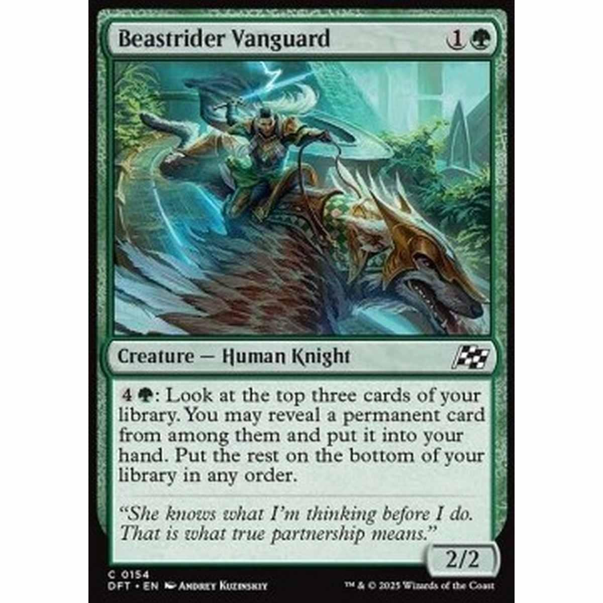 Beastrider Vanguard - Beastrider Vanguard - [DFT] [NM] [Foil]