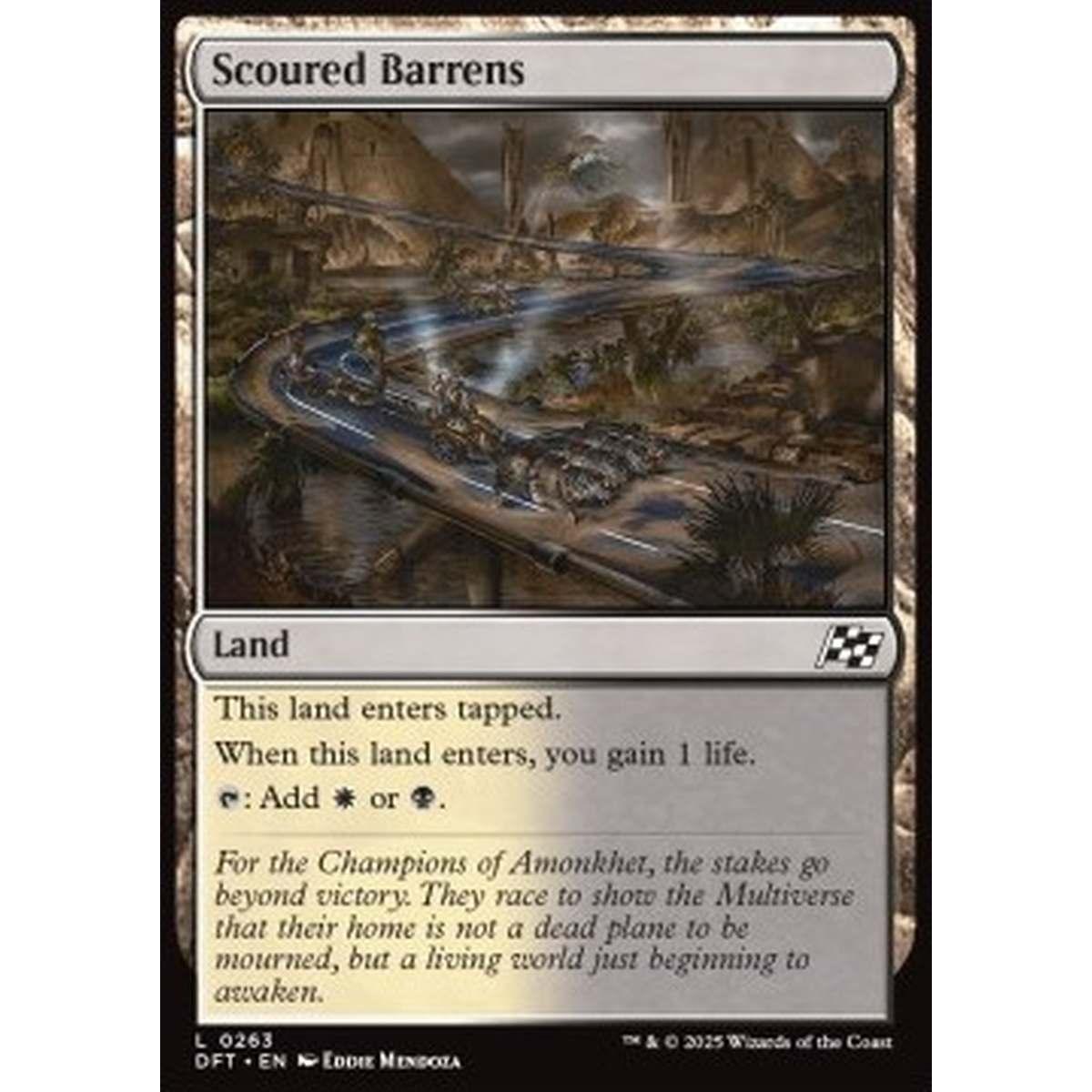 Scoured Barrens - Scoured Barrens - [DFT] [NM] [Foil]
