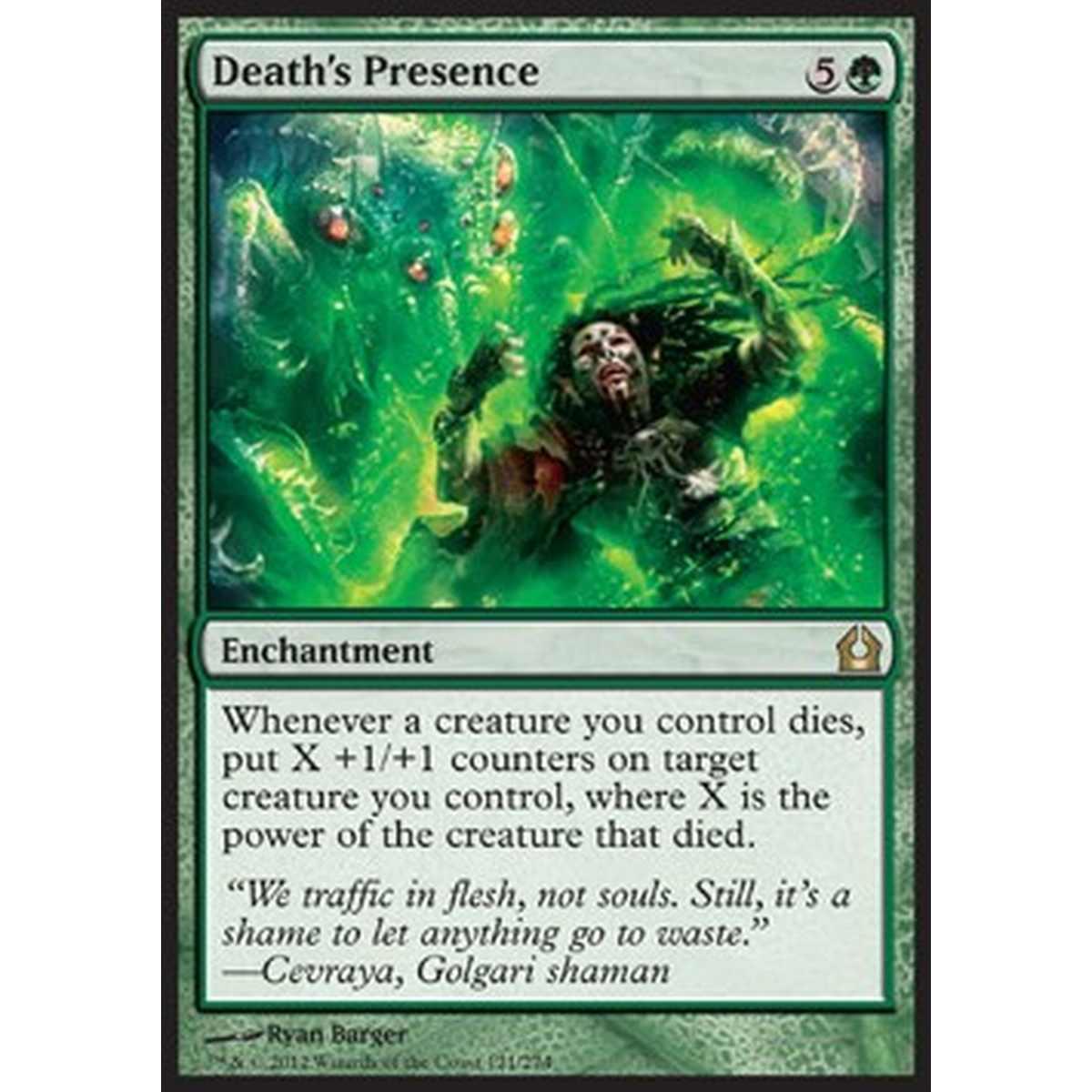 Death's Presence - Death's Presence - [RTR] [NM] [Foil]