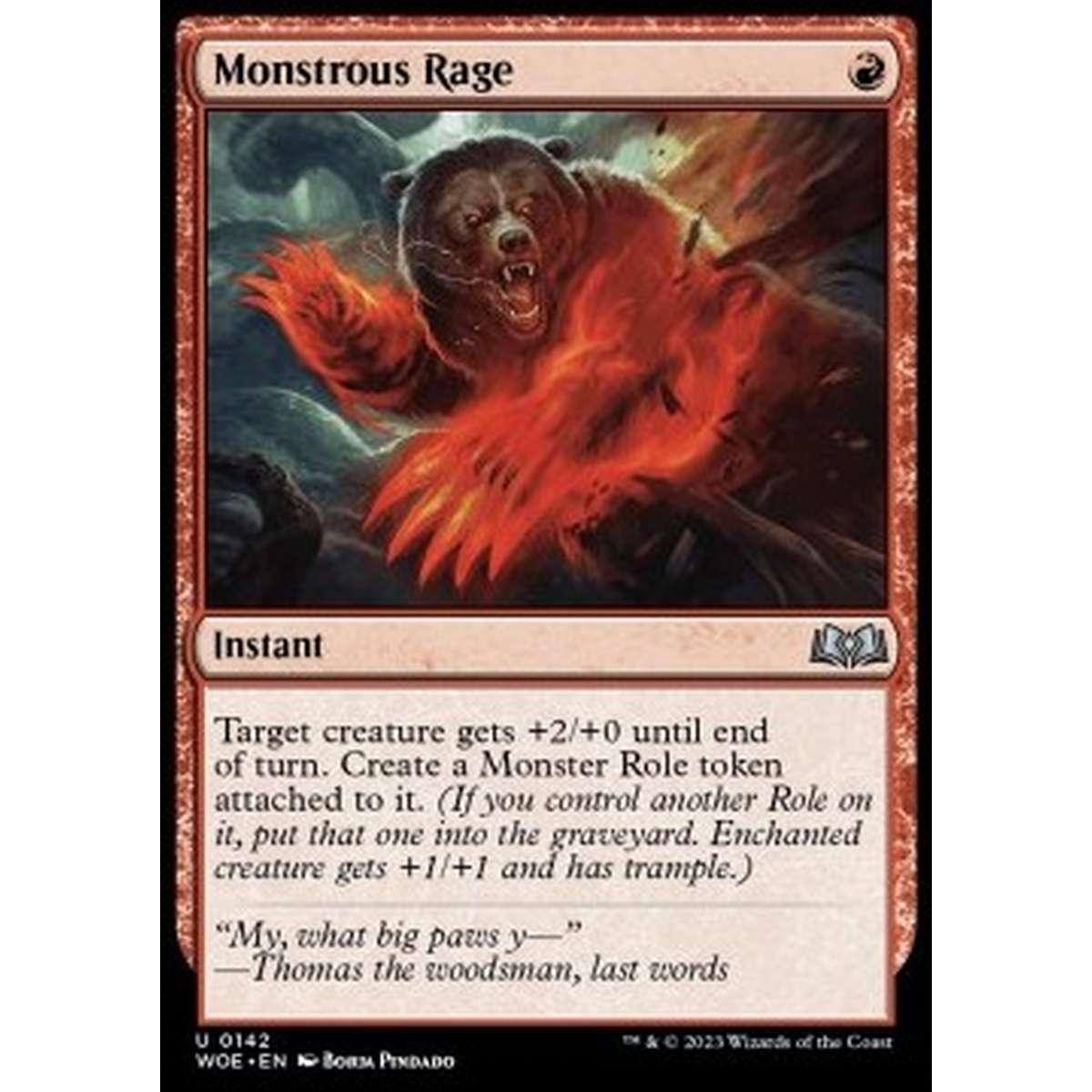Monstrous Rage - Monstrous Rage - [WOE] [NM]
