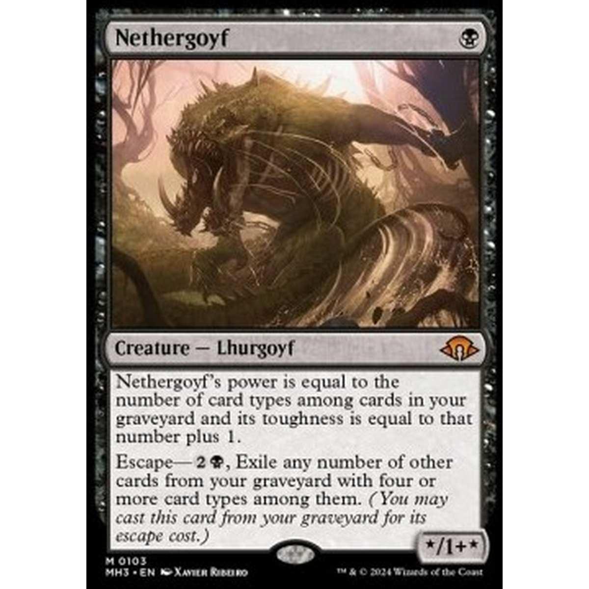 Nethergoyf - ãƒã¶ãƒ¼ã´ã¤ãƒ - [MH3] [NM] [Foil]